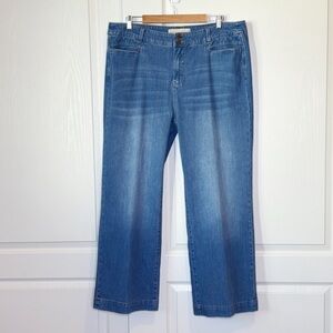 Soft Surroundings Blue Flare & Wide Leg Jeans